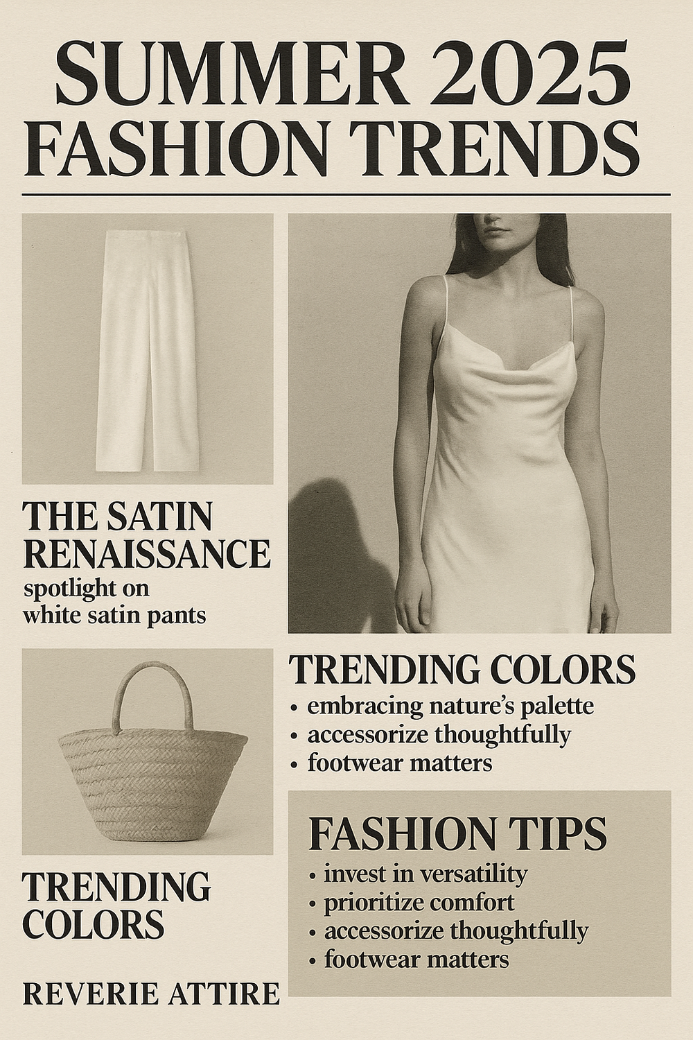 Summer 2025 Fashion Trends: Embrace Elegance with Reverie Attire