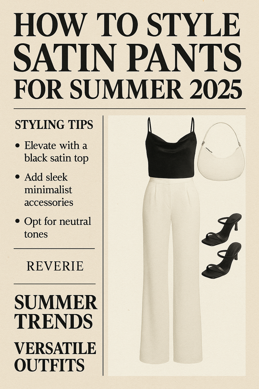 How to Style Satin Pants for Summer 2025